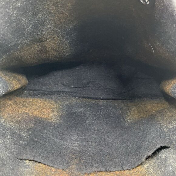 Handmade Felt Wool Boho Bag Purse Southwestern Double Strap By Tumar RARE - Picture 8 of 9